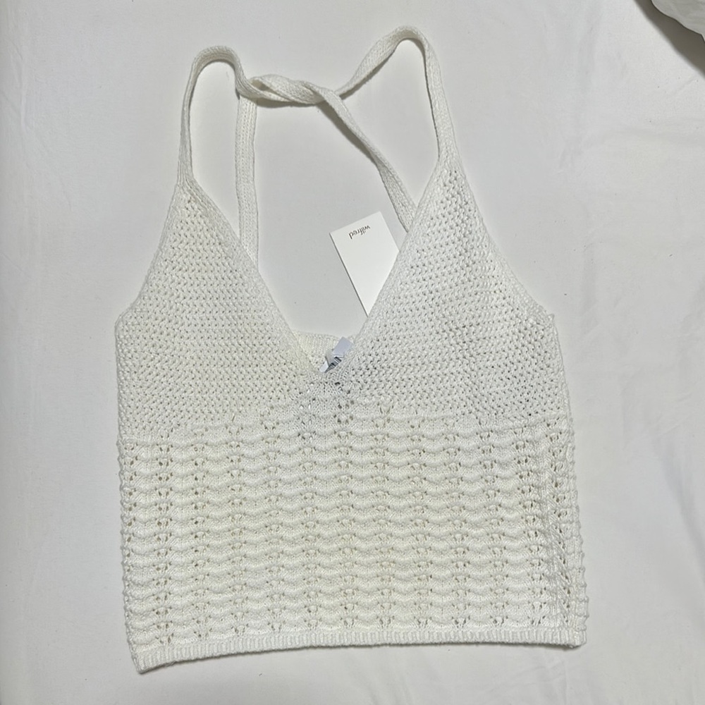 Wilfred crochet tank top